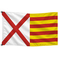 Bandera de L’ Hospitalet de Llobregat de despacho · Banderiva