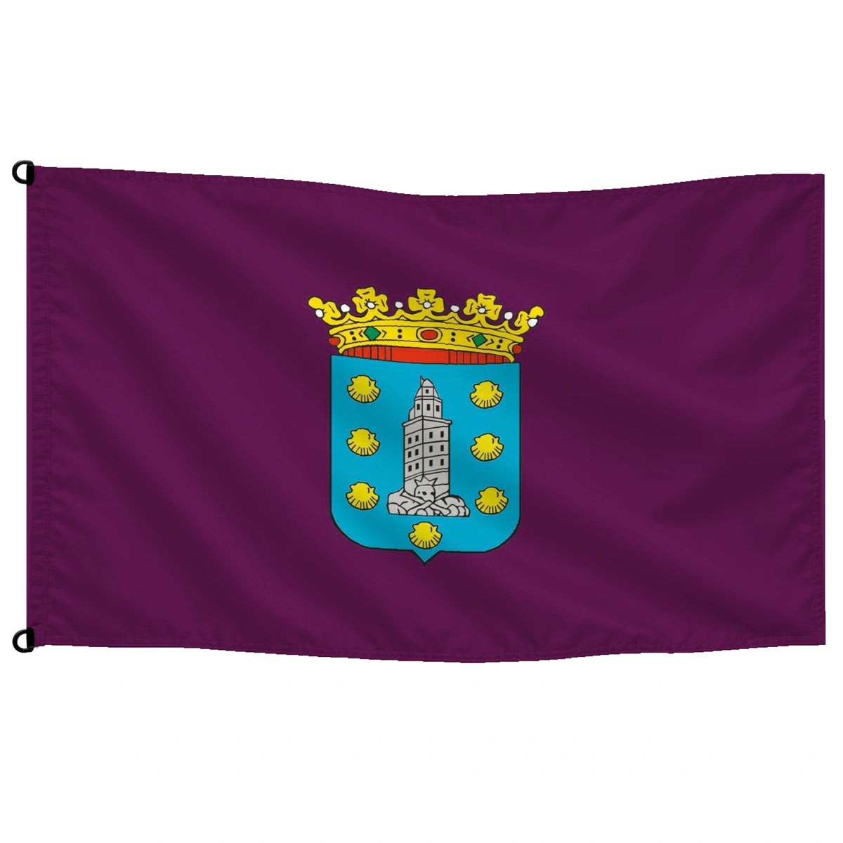 Bandera de La Coruña diputación