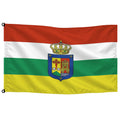 Bandera de La Rioja de despacho — con escudo · Banderiva