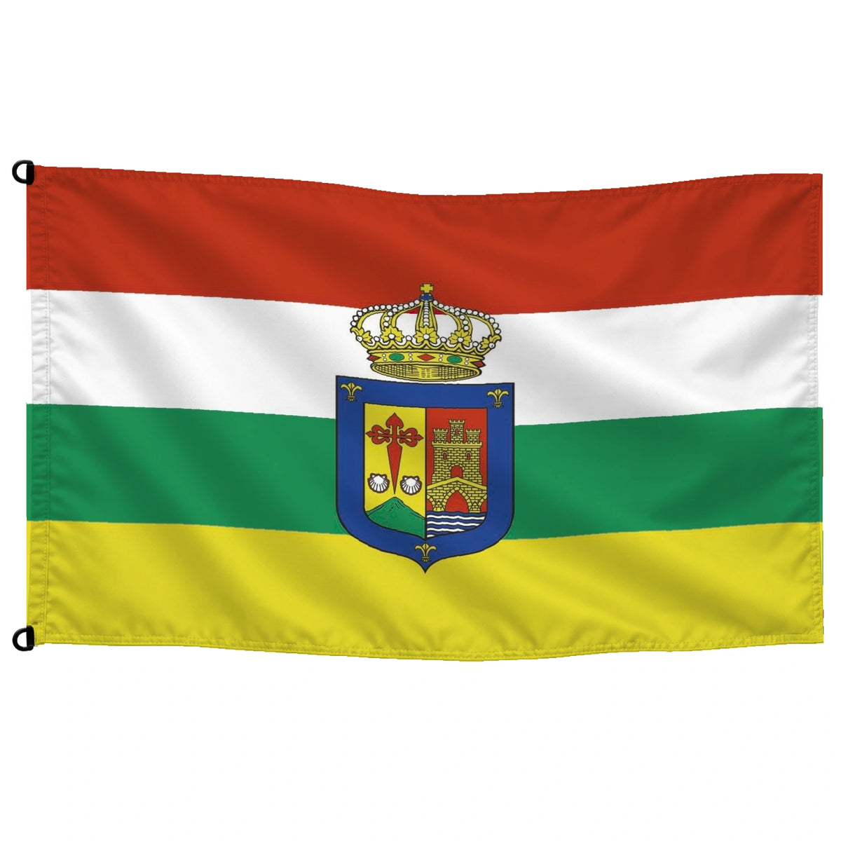 Bandera de La Rioja — con escudo