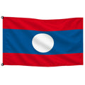 Bandera de Laos de despacho · Banderiva