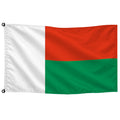 Bandera de Madagascar de despacho — sin escudo · Banderiva