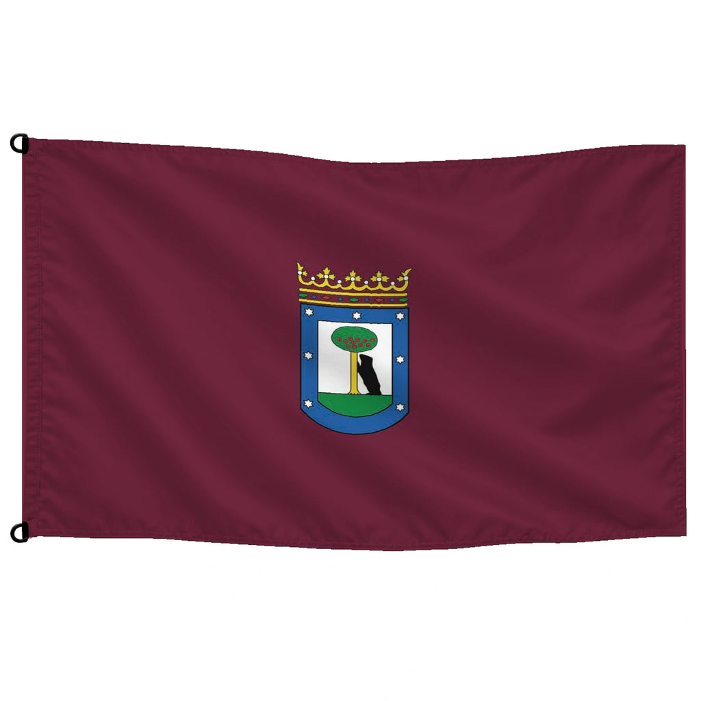 Bandera de Madrid de despacho · Banderiva