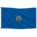Bandera de Melilla de despacho — con escudo · Banderiva