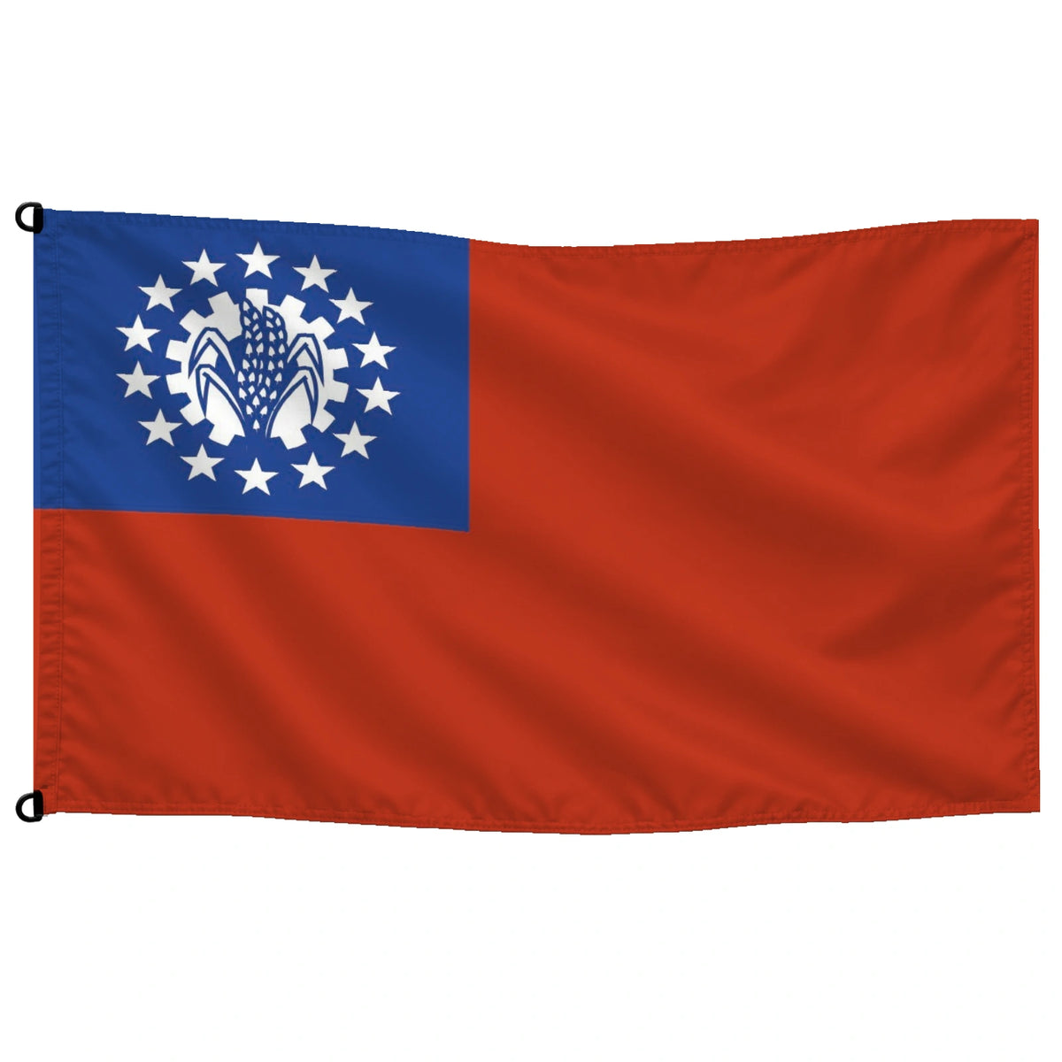Bandera de Myanmar Birmania 1974 – 2010