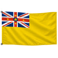 Bandera de Niue de despacho · Banderiva