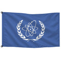 Bandera de mesa de OIEA · Banderiva