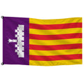 Bandera de despacho de Palma de Mallorca · Banderiva
