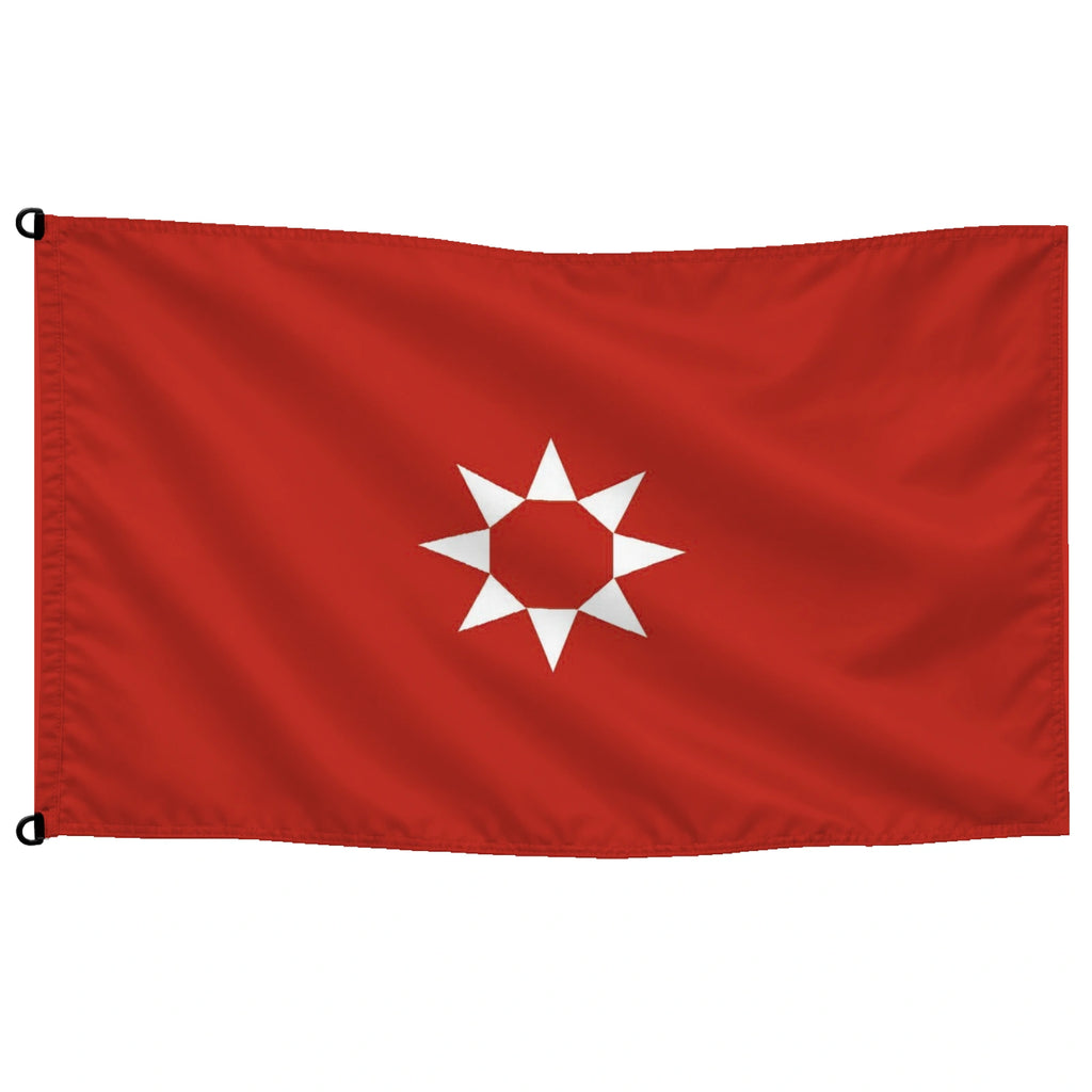 Bandera de Rivas-Vaciamadrid de despacho · Banderiva