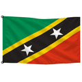 Bandera de Saint Kitts y Nevis de despacho · Banderiva