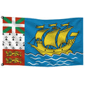 Bandera de San Pedro y Miquelón de despacho · Banderiva