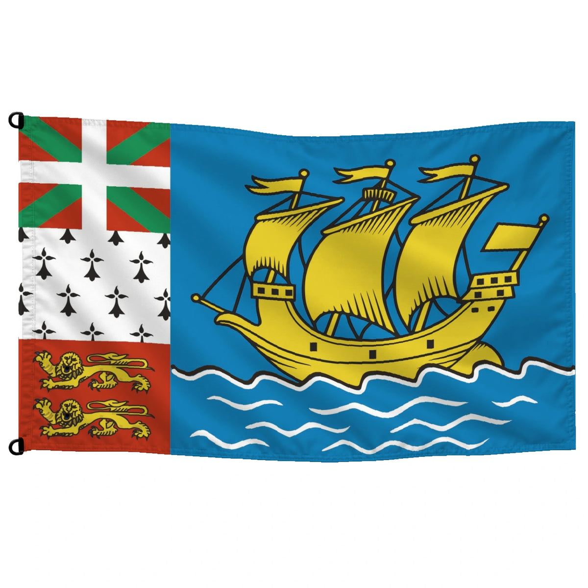 Bandera de San Pedro y Miquelón