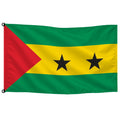Bandera de Santo Tomé y Príncipe de despacho · Banderiva