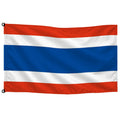 Bandera de Tailandia de despacho — sin escudo · Banderiva