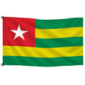 Bandera de Togo de despacho · Banderiva