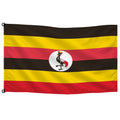 Bandera de Uganda de despacho · Banderiva