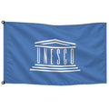 Bandera de mesa de Unesco · Banderiva