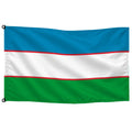 Bandera de Uzbekistán de despacho — sin escudo · Banderiva
