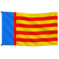 Bandera de despacho de Valencia sin escudo · Banderiva
