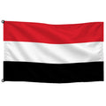 Bandera de Yemen de despacho — sin escudo · Banderiva