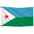 Bandera de Yibuti de despacho · Banderiva