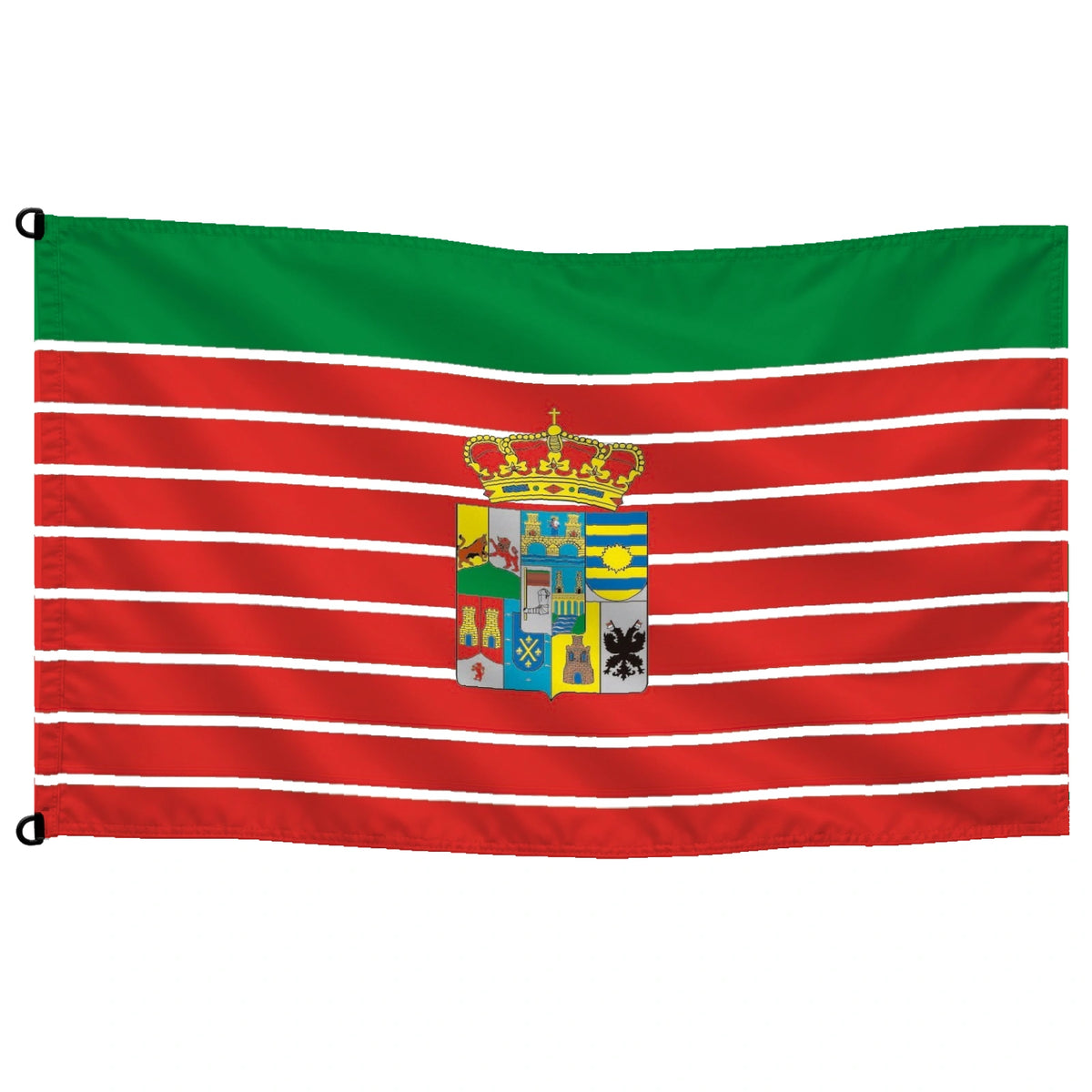 Bandera de Zamora provincia con escudo