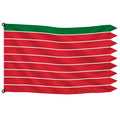 Bandera de Zamora de despacho — sin escudo · Banderiva