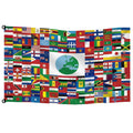 Bandera de mesa del mundo · Banderiva