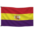 Bandera de mesa España Republicana con escudo · Banderiva