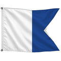 Bandera maritima alfabetica A-ALFA · Banderiva