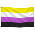 Bandera de mesa no binaria · Banderiva