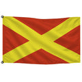 Bandera para carreras – pista emergencia cerrada · Banderiva