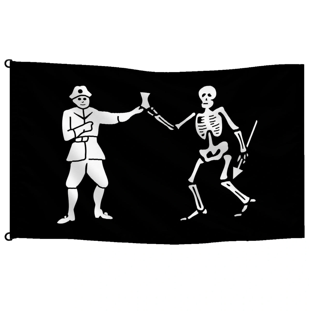 Bandera pirata Bartholomew Roberts