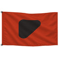 Bandera roja para playas personas con daltonismo · Banderiva