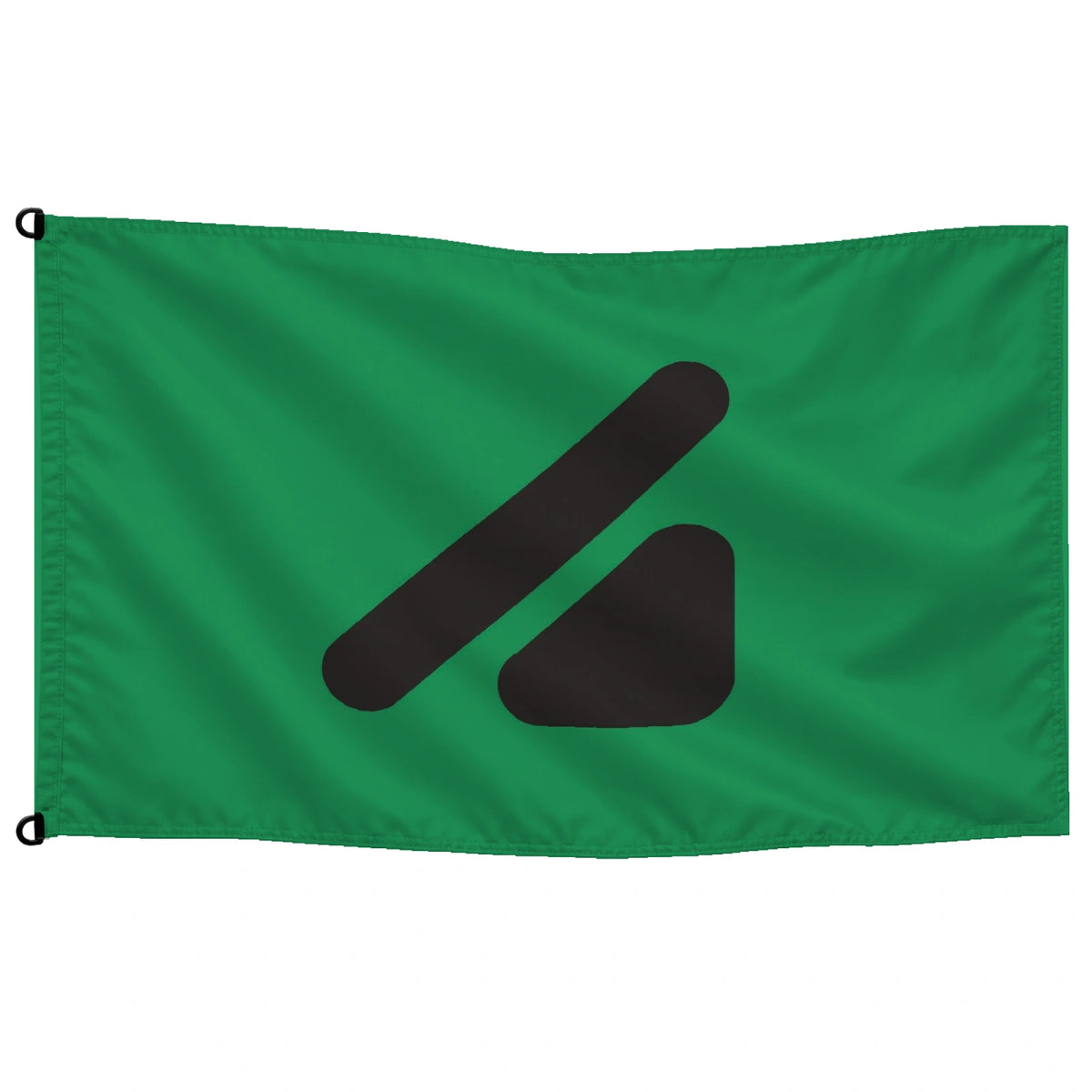 Bandera verde para playas personas con daltonismo